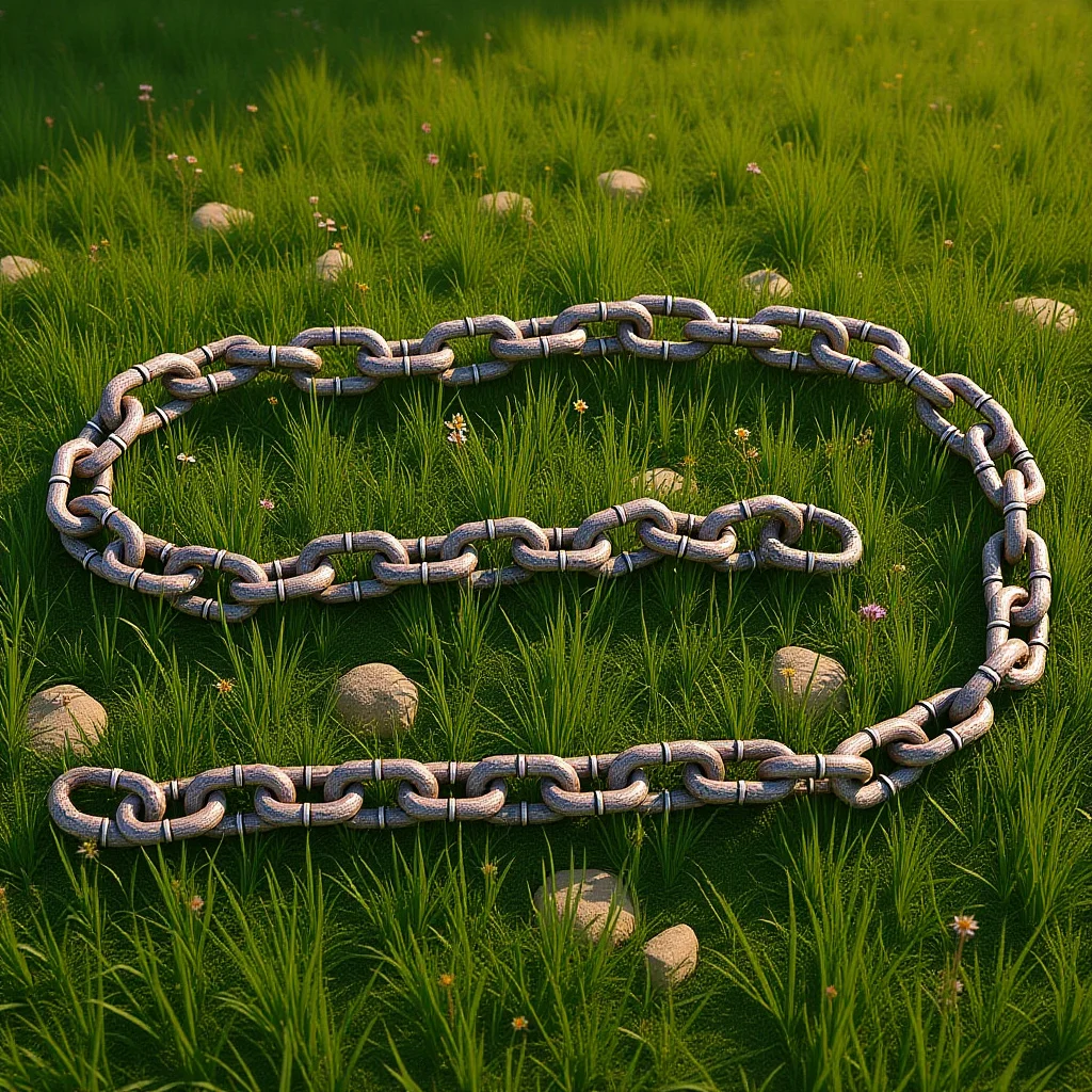 1 st 2 M Halloween Plastic Ketting Decoratieve Barrière Keten voor Party Trick Prop Fake Link Simulatie Keten Halloween Decoratie