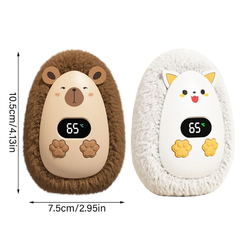 เครื่องอุ่นมือไฟฟ้าพกพาง่ายพร้อมระบบควบคุมความร้อนอัจฉริยะสำหรับ Dropship วันเย็น