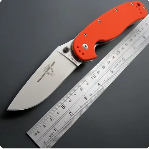 Eafengrow جودة عالية R1 سكين للفرد AUS-8 شفرة فولاذية سكاكين الجيب G10 مقبض للخارجية EDC التخييم بقاء