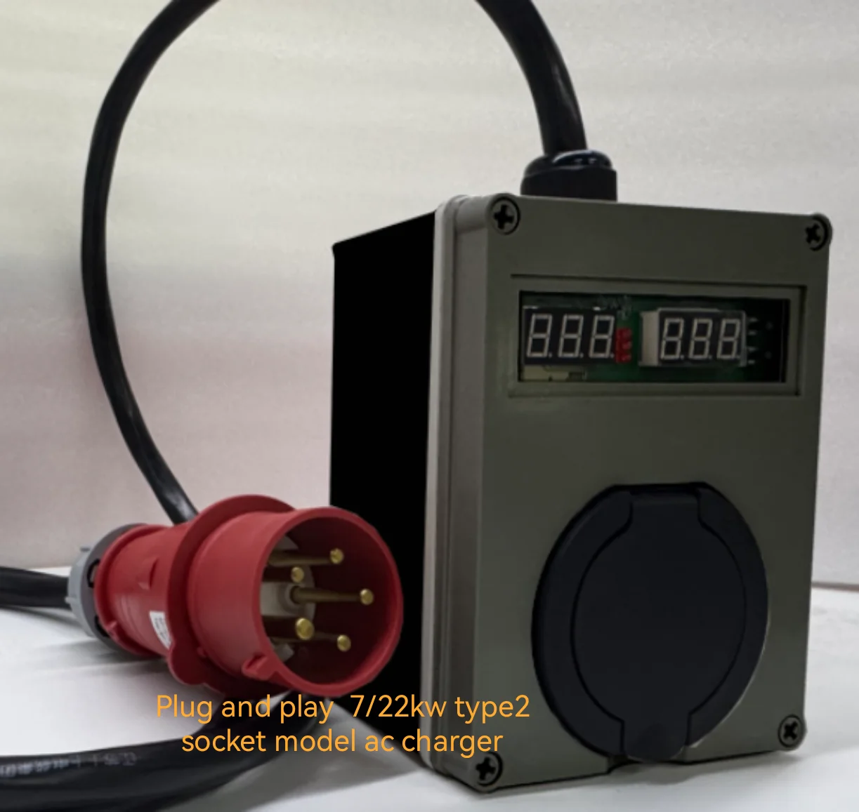 Portable 7KW/11kW/22kW Electri - Ev Charger Type 2 22Kw 32A 3 Phase review and price