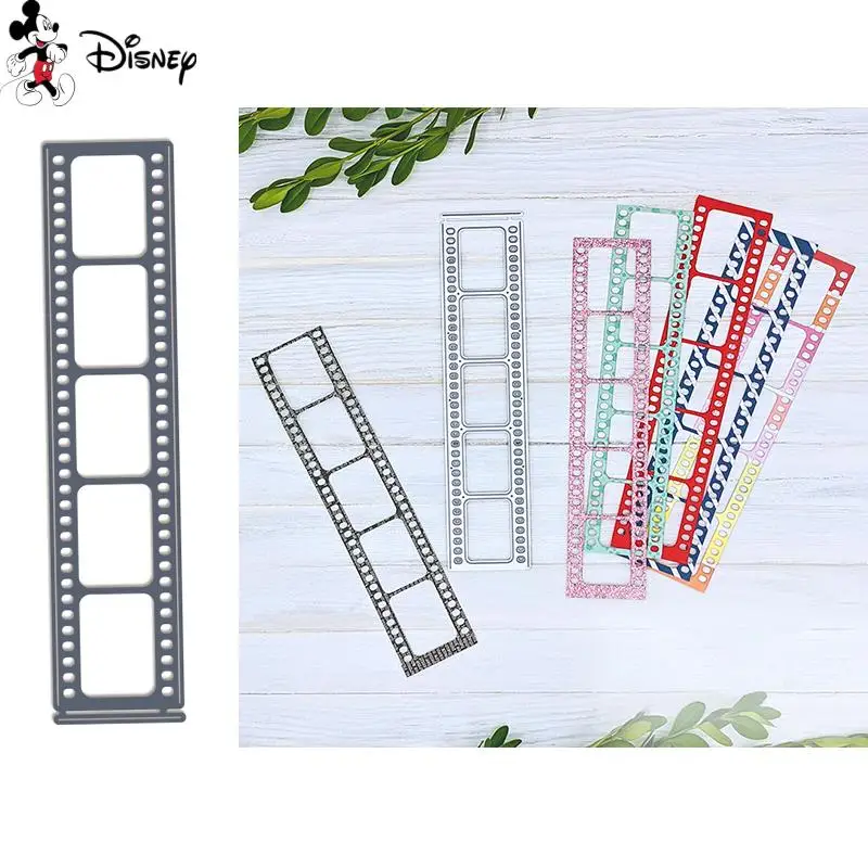 Cinema Film Strip Cutting Dies Disney Punch Diecut for DIY Scrapbooking Embossing Paper Cards Crafts Making New 2022 Arrival