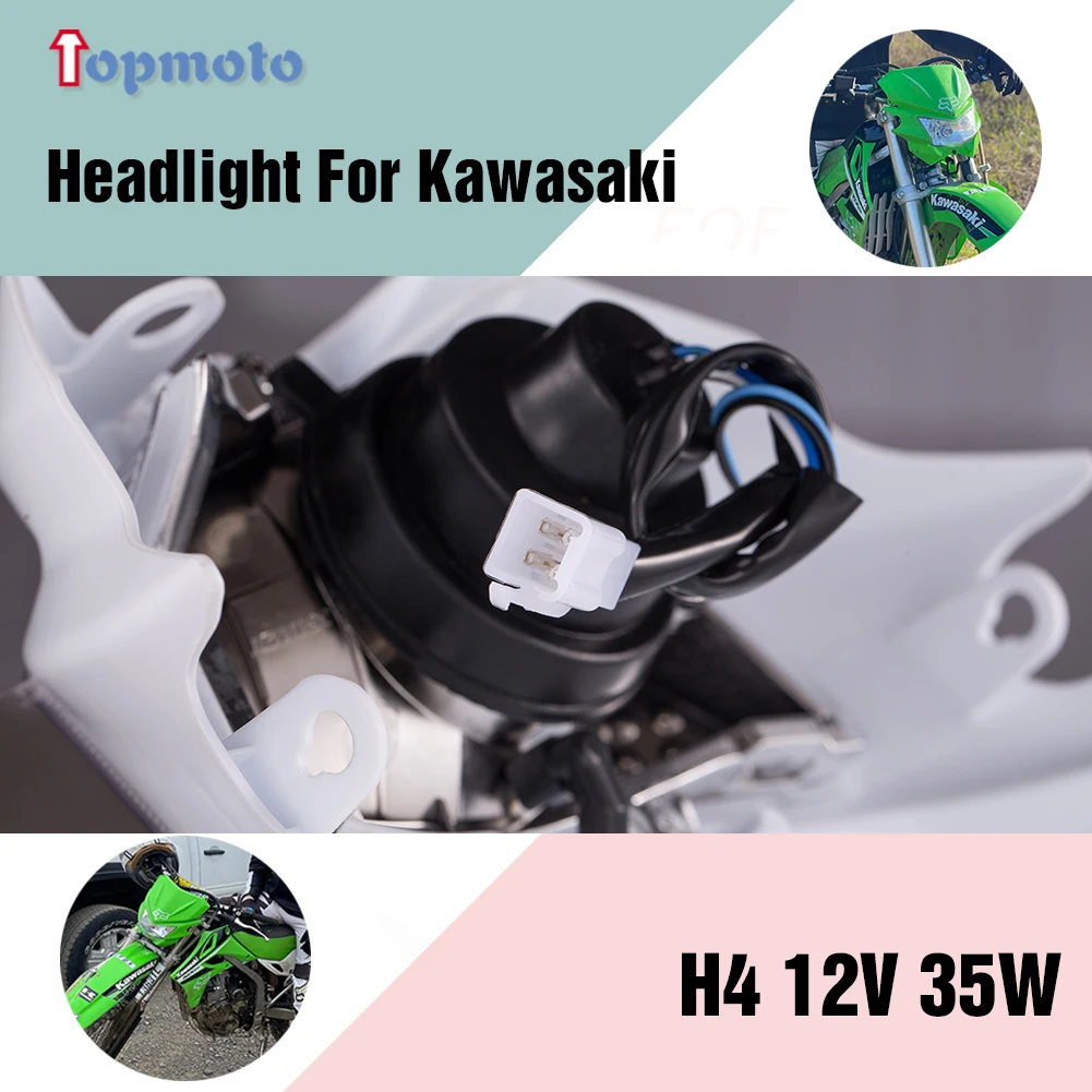 New Motorcycle Head Light Headlight Headlamp For Kawasaki KX250F KX250 450 KX450F KX KLX 450R 110-501 Motocross Enduro