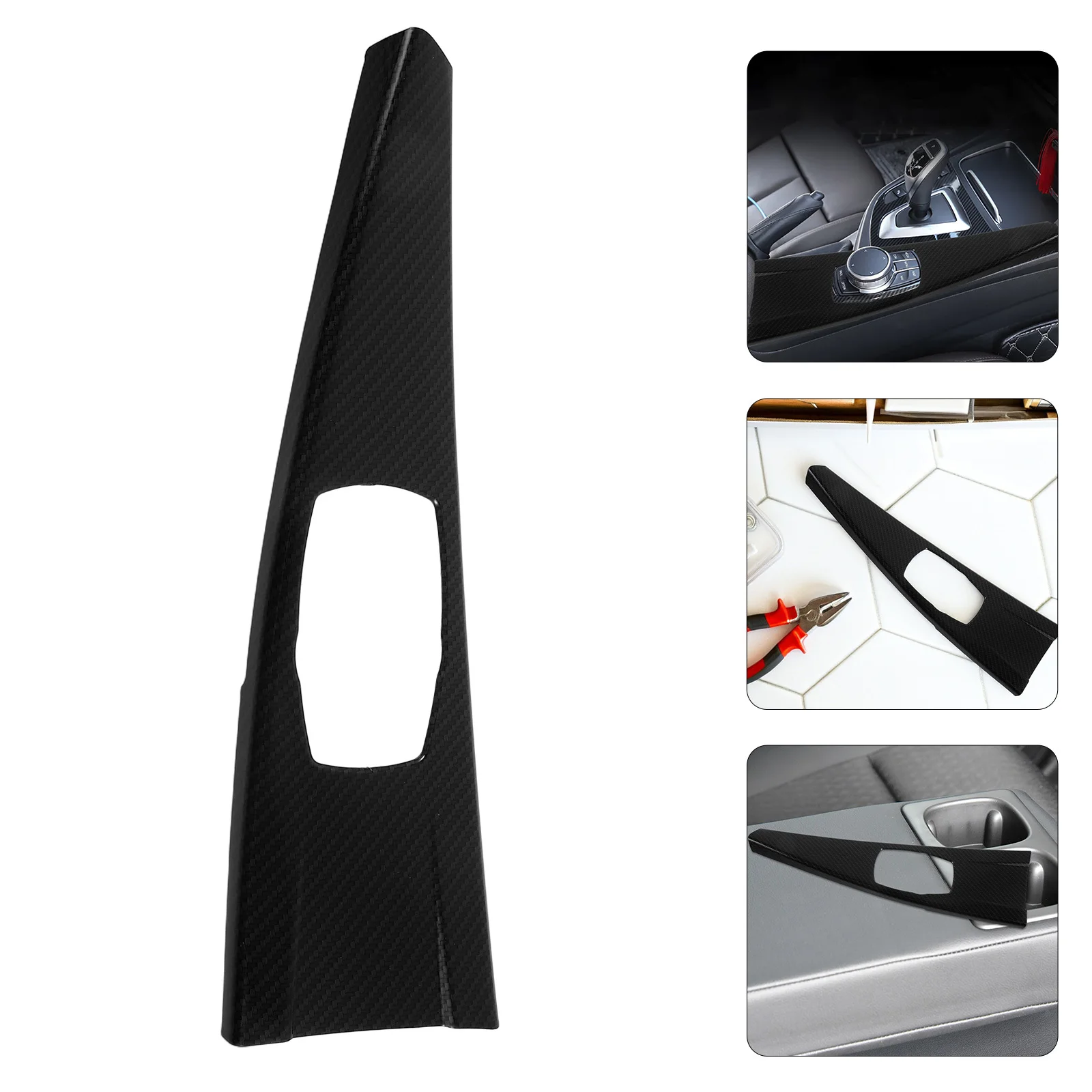 

Car Multi-Media Panel Cover ABS Trim Sticker Interior Decoration Compatible Console Decorative Accessories