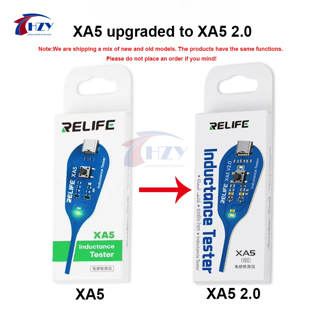 RELIFE XA5 Inductance Tester Electromagnetic Non-Contact Fault Detection for Phones PCB Motherboard Repair Diagnostics Tool image 2