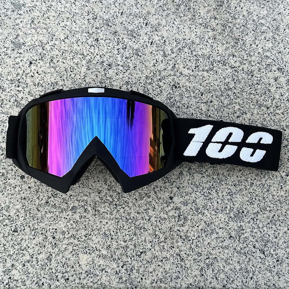 

100 Motorcycle Goggles Cycling Glasses Outdoor Off-Road Ski Sport MX ATV Dirt Bike Racing Glasses Motocross Goggles Bike Glasses