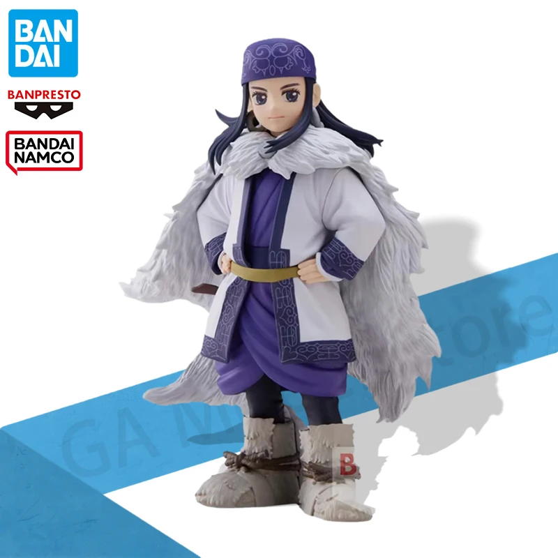 Original Bandai Anime Golden Kamuy Asirpa Sugimoto Saichi Pvc Action Figure Ogata Hyakunosuke Collectible Model Toys Kids Gift