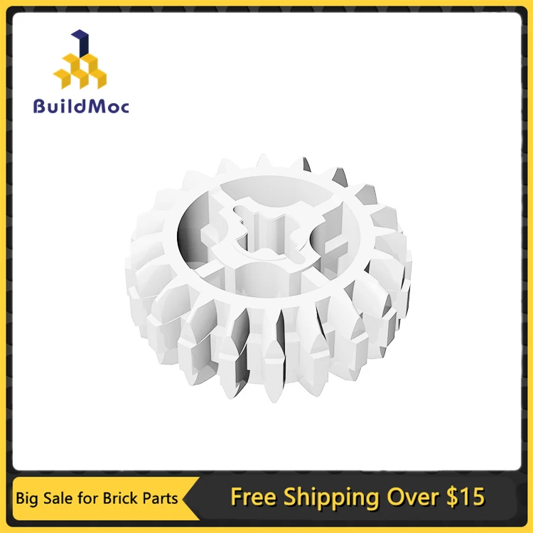 

MOC 32269 20-tooth Double-sided Bevel Gear High-tech Changeover Catch for Building Blocks Parts DIY Educational Tech Toys