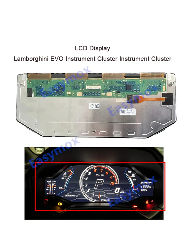 12.3 Cal wyświetlacz LCD LAMBORGHINI HURACAN prędkościomierz 14-22 LP610-4 4 t0920900b Mclaren 540 570 720S ekran zestaw wskaźników