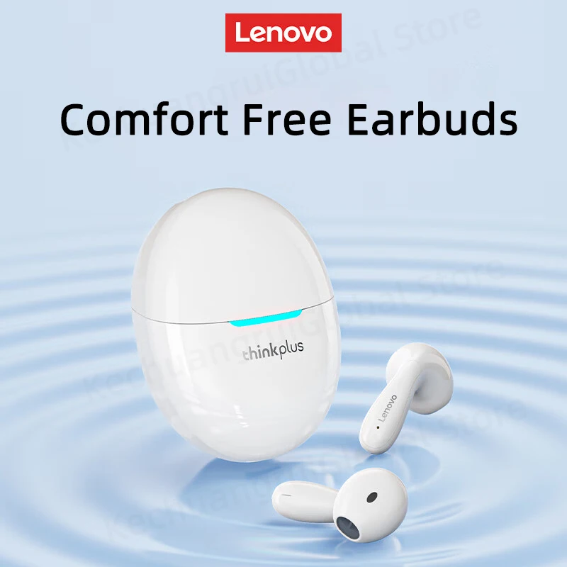 New Lenovo LP48 TWS bezprzewodowe słuchawki Bluetooth 5.4 słuchawki do gier darmowe sportowe słuchawki douszne HIFI muzyka redukcja szumów zestaw