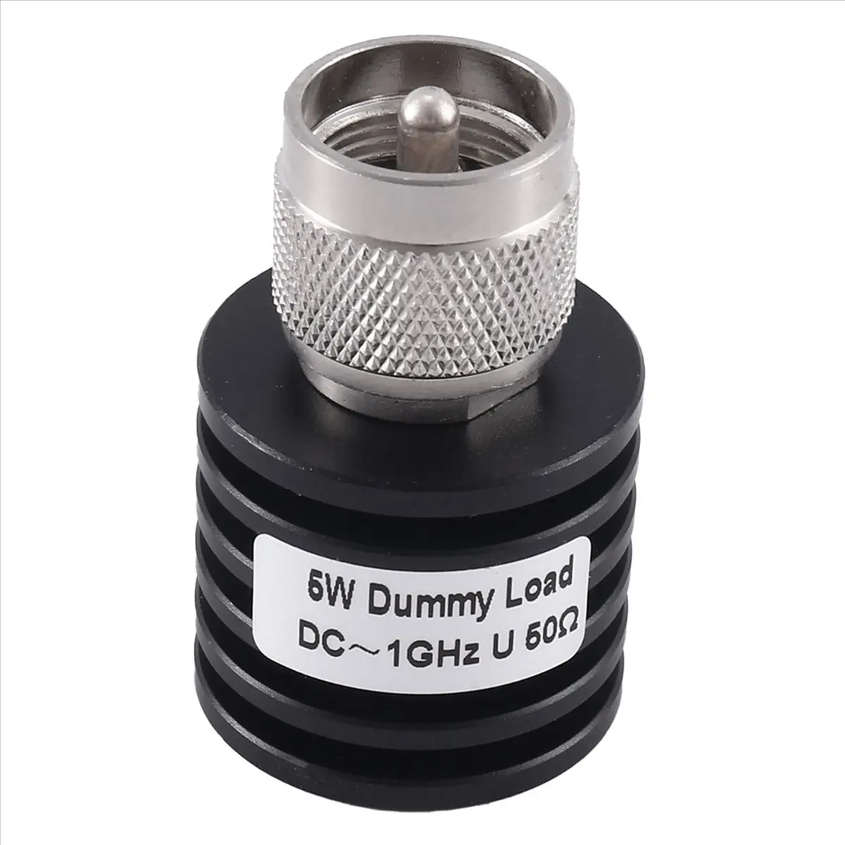ABAN UHF M PL259 SO239 Male Load High-Power 5W Coaxial Termination DUMMY Load 50Ohm DC-1GHZ With Heat Sink Low Standing Wave
