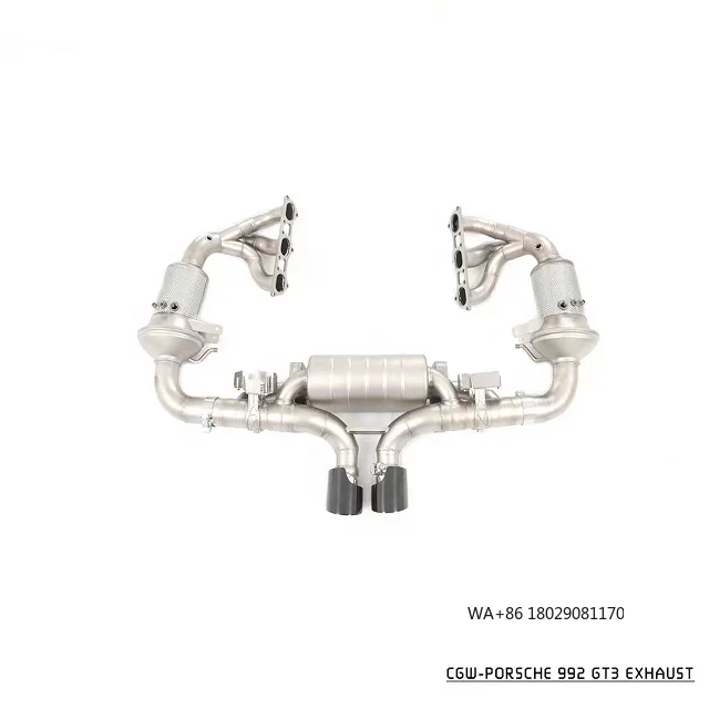 

Горячая распродажа 2022: Выхлопной коллектор с глушителем для 992 GT3 2021+