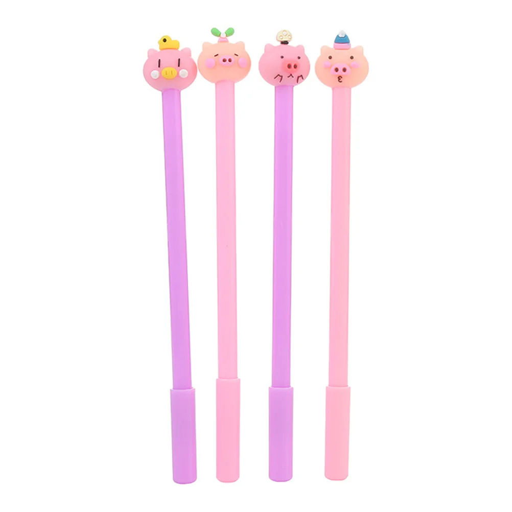

16pcs Cartoon Pig Smooth Writing Comfortable Ergonomic Design for Kids Students School Office Use Adorable