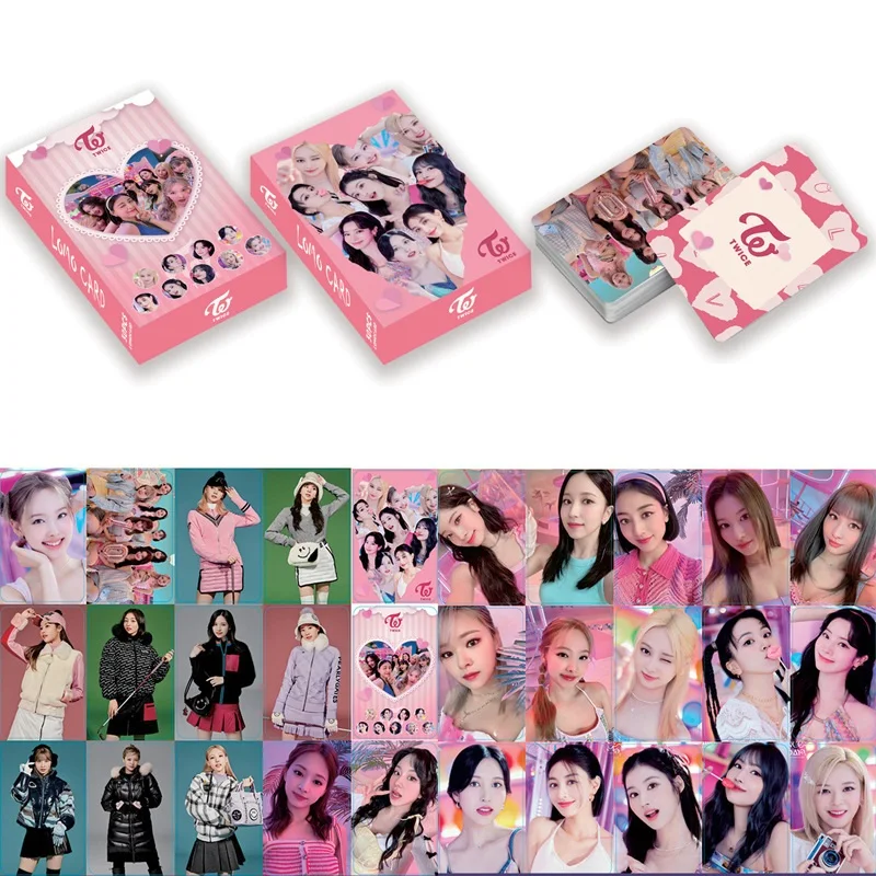 Korean Star 1pack/30pcs Kpop Photo Album Small Lomo Cards Girl Group Postcard Lomo Card Game Girls Fans Collection Gift HD Print