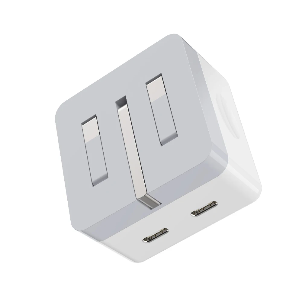 Foldabl Dual PD Fast Charger 35W Type C Phone Charger Adapter For iPhone 15 14 13 Samsung Xiaomi Quick Charge UK Plug USB Charge - náhled 3