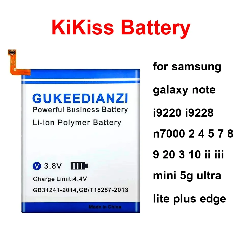 

EB-BN770ABY EB-BN985ABY Battery For Samsung Galaxy Note I9220 I9228 N7000 2 4 5 7 8 9 20 3 10 II Iii Mini 5G Ultra Lite