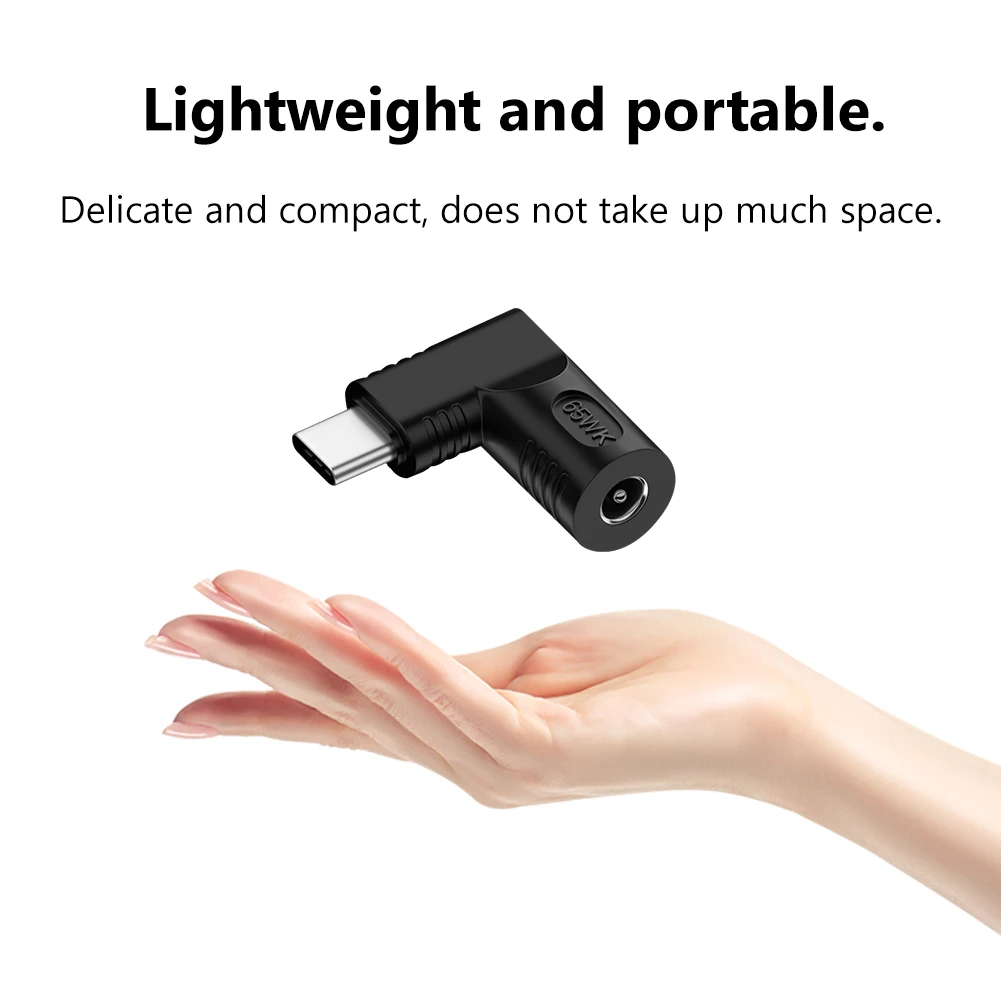 65 واط تيار مستمر إلى النوع C جاك التوصيل التعرف التلقائي محول الشحن محول ل Xiaomi سامسونج هواوي للهاتف المحمول اللوحي