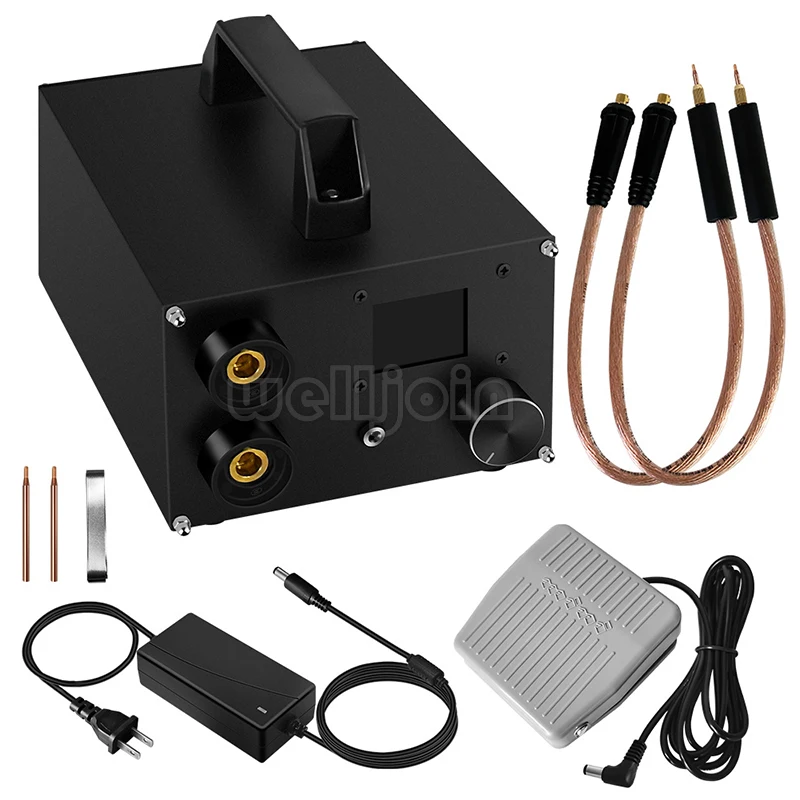 250 Gear Super Capacitor Digital Spot Welder Portable 18650 Nickel Band Full Set High-power Handheld Energy Storage 5V 2100A
