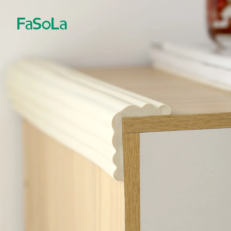 

FaSoLa 2M Baby Safety Protection Strip Table Desk Edge Guard Strip Corner Protector Furniture Corners Children Foam Protection