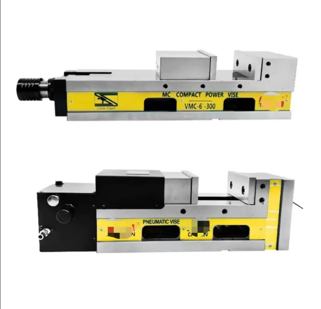 

6-inch pneumatic hydraulic vise CNC machining center fixture, mechanical double force boosting precision hydraulic vise