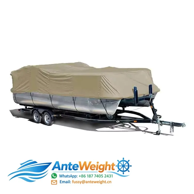 210D Oxford Fabric Square Boat Cover Waterproof and 1000mm PU PVC Silver Coated Durable and Protective