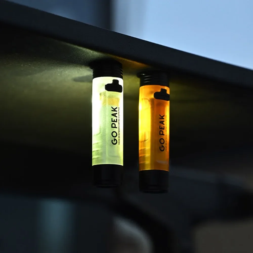 GOPEAK جيب مصباح يدوي صغير في الهواء الطلق مفتاح كليب غطاء المحيطة Led طويلة التحمل الكوارث الإغاثة الطوارئ 5050 ضوء صغير