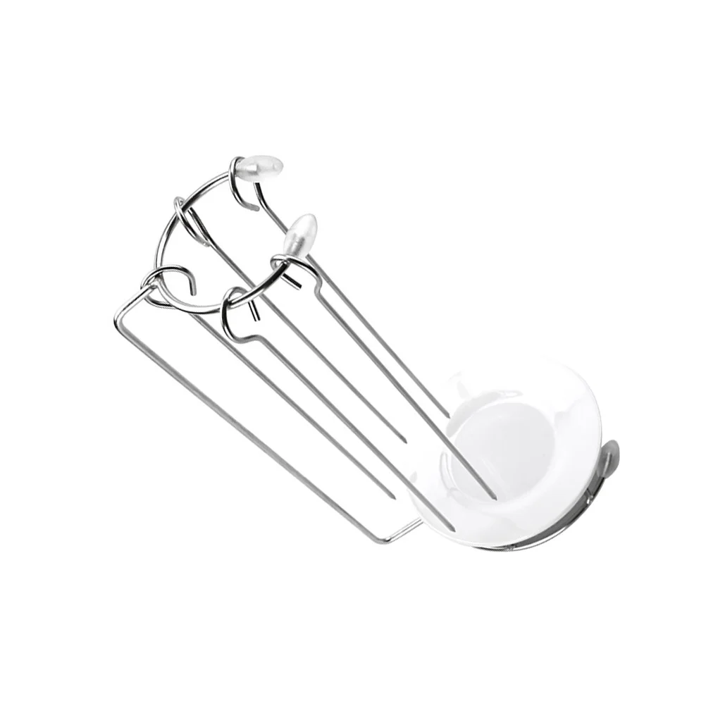 

1 set Stainless Kebab Hanger Drip Tray BBQ Rack Grill Food Hanging Ideal Outdoor Cooking Kebab Hanger Accessories
