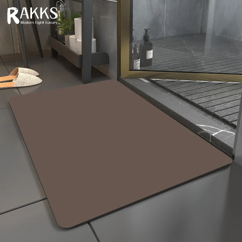 

RAKKS Home Carpet Rug Modern Simplicity Absorbent Doormat SoftComfortable Floor Mat Coffee Dish Drying Mat Room Decoration Use