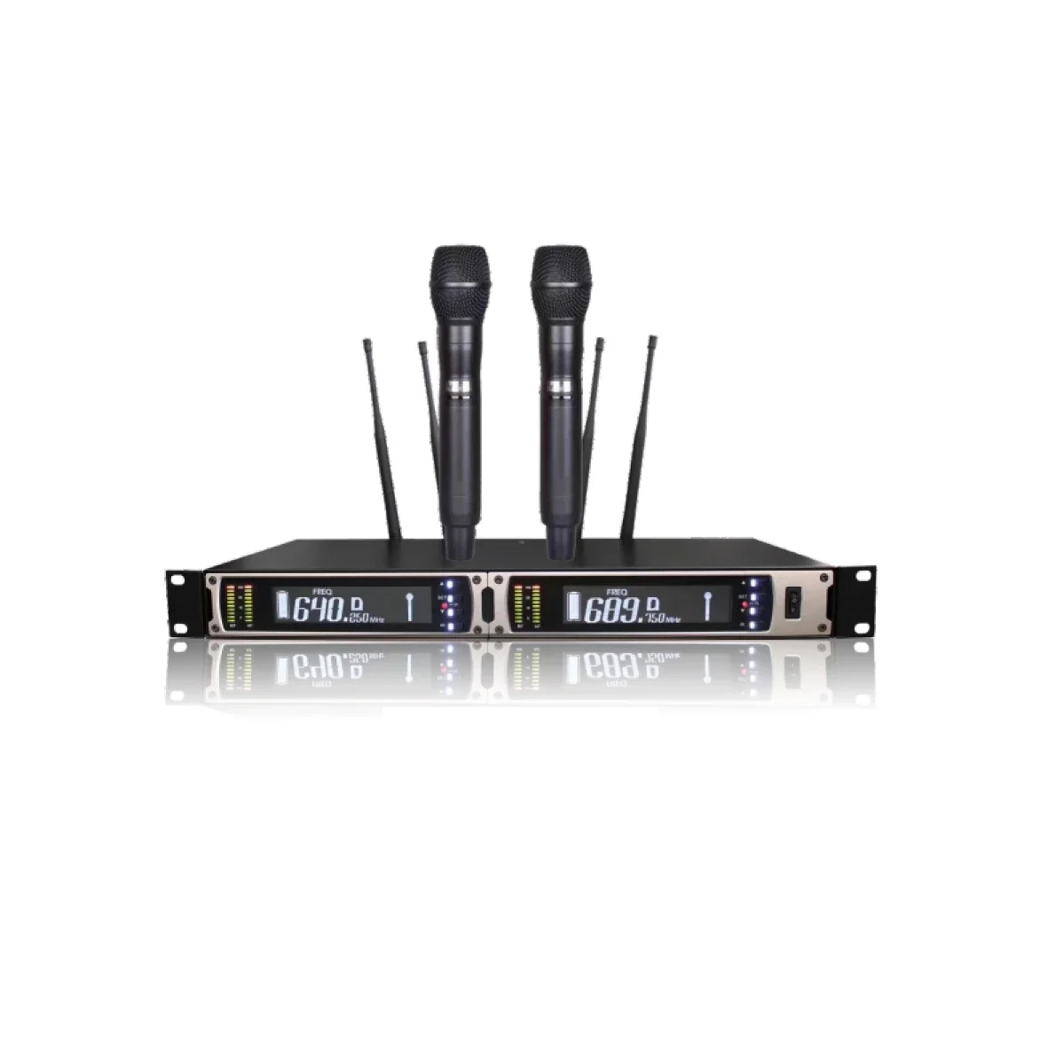 

T Профессиональный двухканальный оригинальный микрофон Shur-e с настоящим разнообразием, динамический ручной беспроводной UHF-микрофон