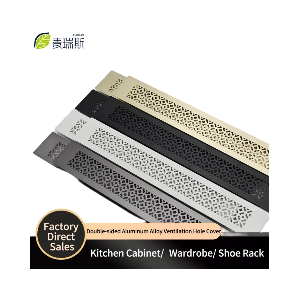 Aluminum Ventilation Hole Cover Minimalist Accents Anti-Mold Insect-Proof Wardrobe Shoe Storage Built-in Appliances