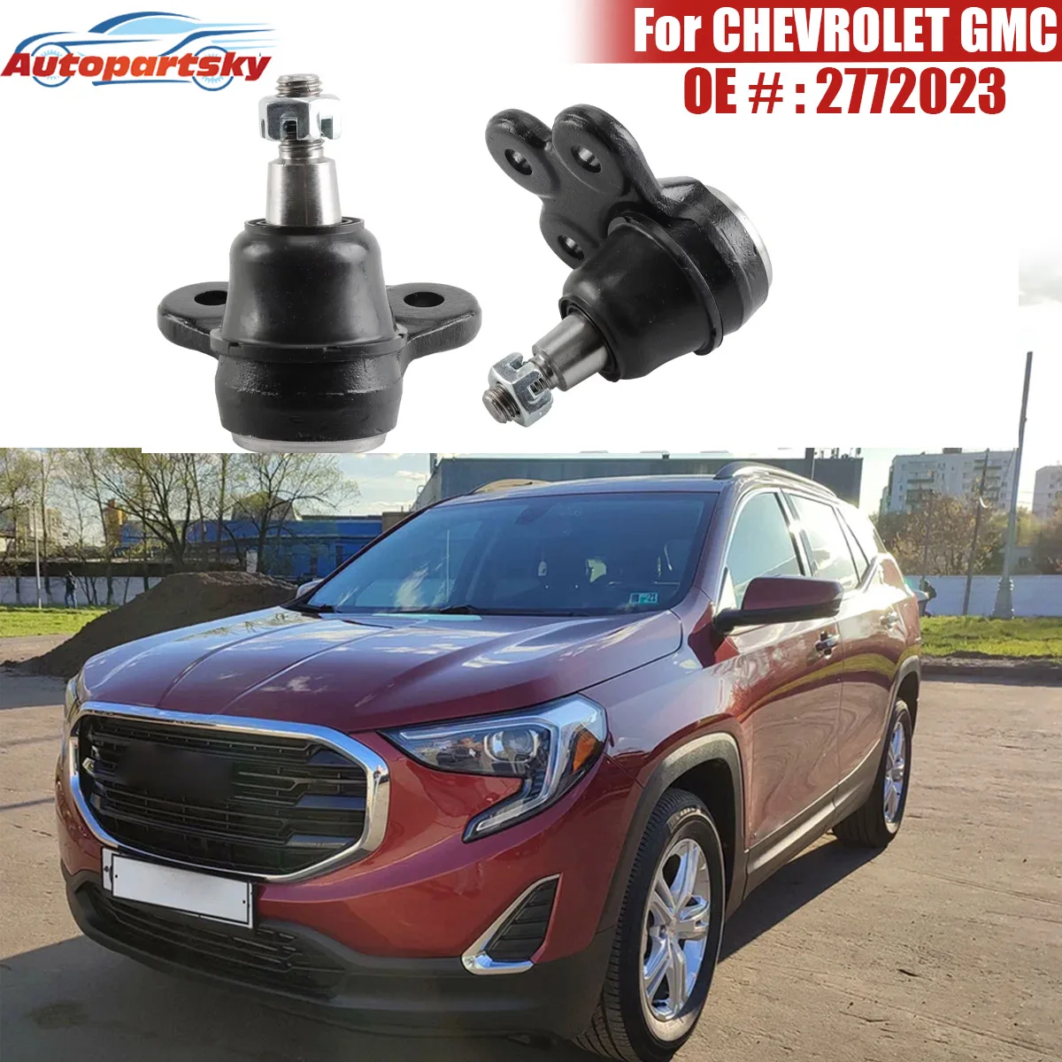 

Automotive Parts 2Pcs Lower The Ball Head K500227 1003024 2772023 19258791 For CHEVROLET EQUINOX 2010-2017 GMC TERRAIN