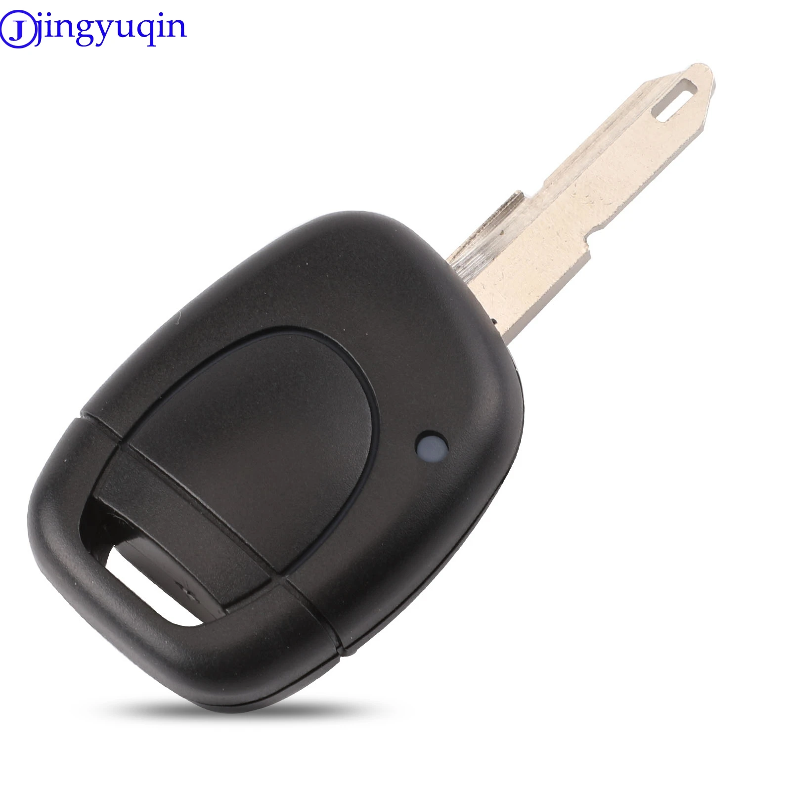 Jingyuqin 100ps 1 Pulsante Uncut Lama Chiave A Distanza Dell'automobile Borsette Per Renault Twingo Clio Kangoo Master NO Chip Keyless Entry Fob caso