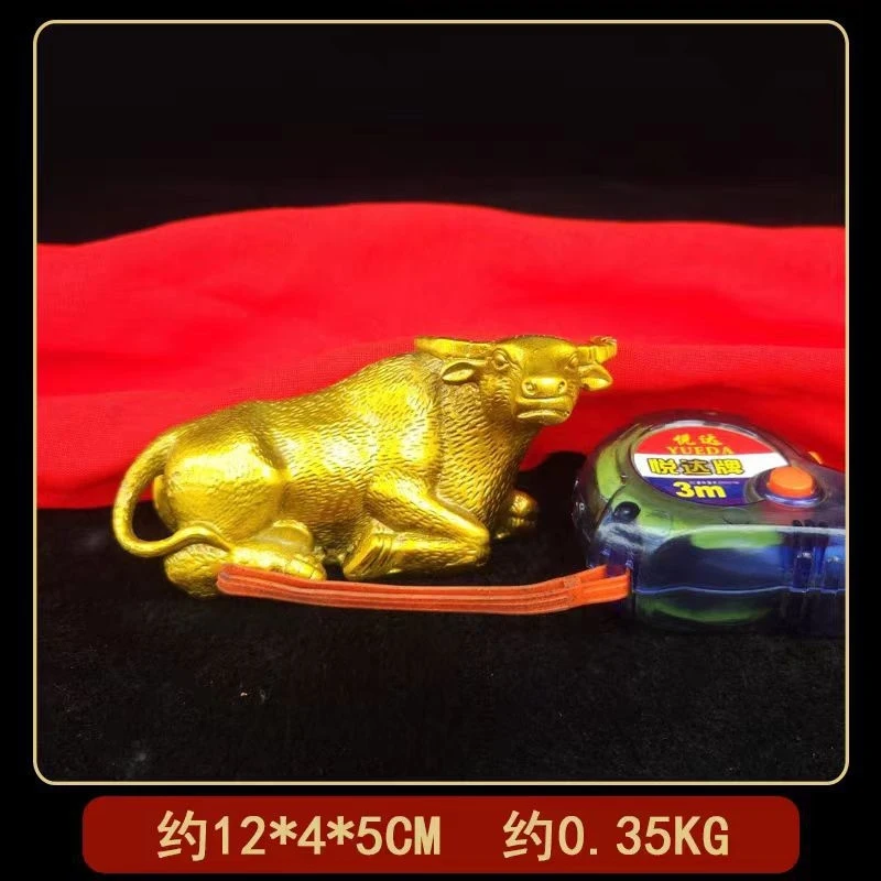 Brass Ox Figurine - Large And Small Sizes, Zodiac Ox Ornament For , To Supplement The Northeast Corner, Home Desktop Decorat