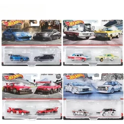 Original Hot Wheels Premium Car Culture 2-pack Kids Boys Voiture 1/64 Diecast Lexus Plymouth Belvedere Toys for Children Gift