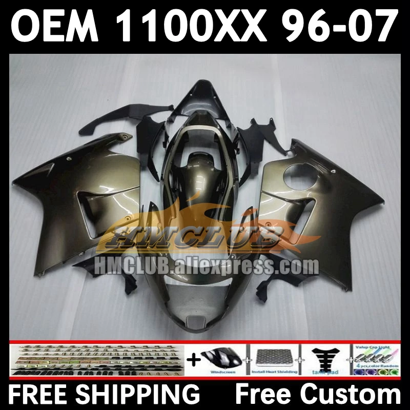 Blackbird For HONDA CBR all titanium 1100XX CBR1100 XX 86No.14 CBR1100XX 96 97 98 99 00 01 2002 2003 2004 2005 2006 2007 Fairing