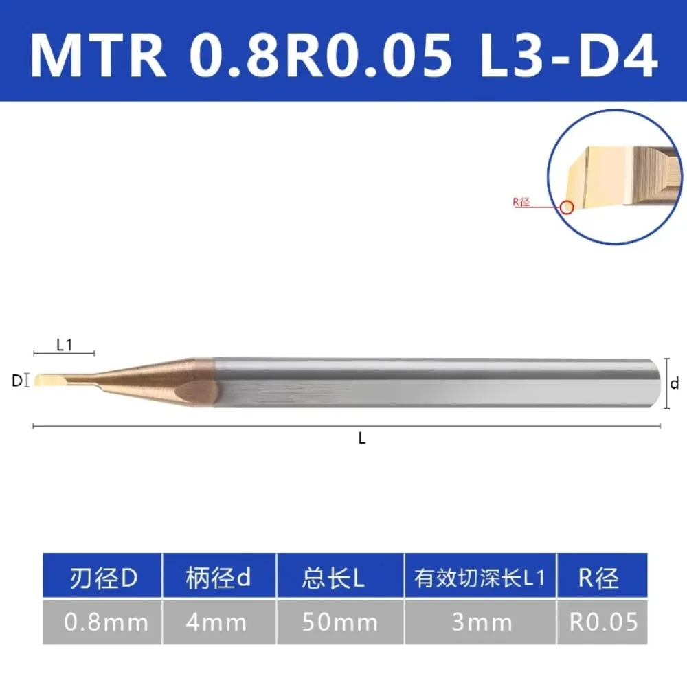 MTR1-10 MTL 3-10mm Small Diameter Boring Tool Alloy Steel High Precision Internal Boring Tool for CNC