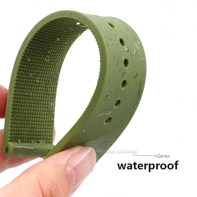 Silikon-Uhrenarmband, 12 mm, 14 mm, 16 mm, 18 mm, 20 mm, 22 mm, 24 mm, für Herren und Damen, Ersatzarmband aus weichem Gummi für Seiko-Sportbänder für Rolex – Detail 7