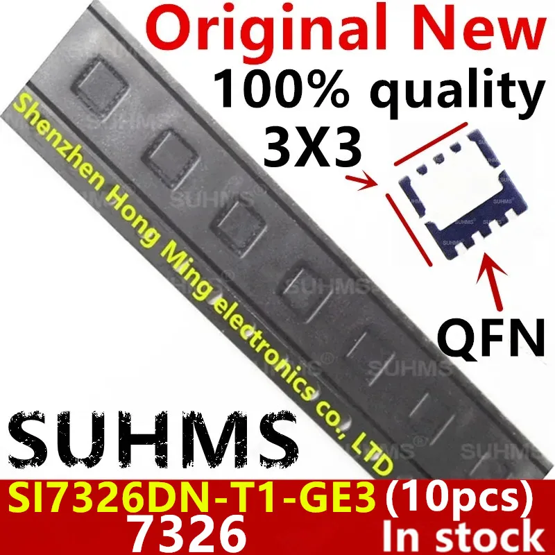 

(10piece)100% New SI7326DN-T1-GE3 SI7326DN SI7326 7326 QFN-8