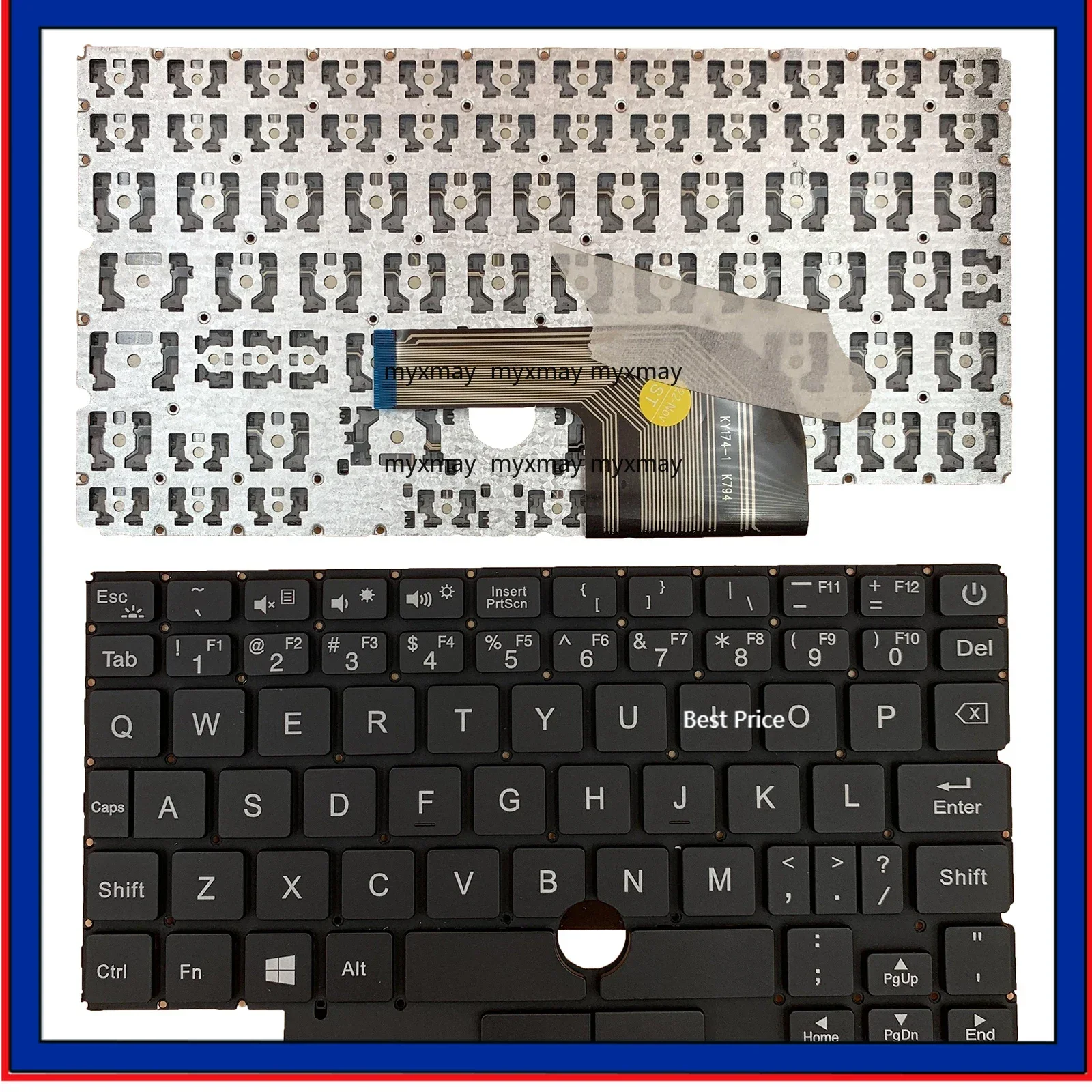

Клавиатура ноутбука США для One-Netbook OneMix OneMix 1 OneMix 1S OneMix2 OneMix2S KY174-1 без указателя без подсветки