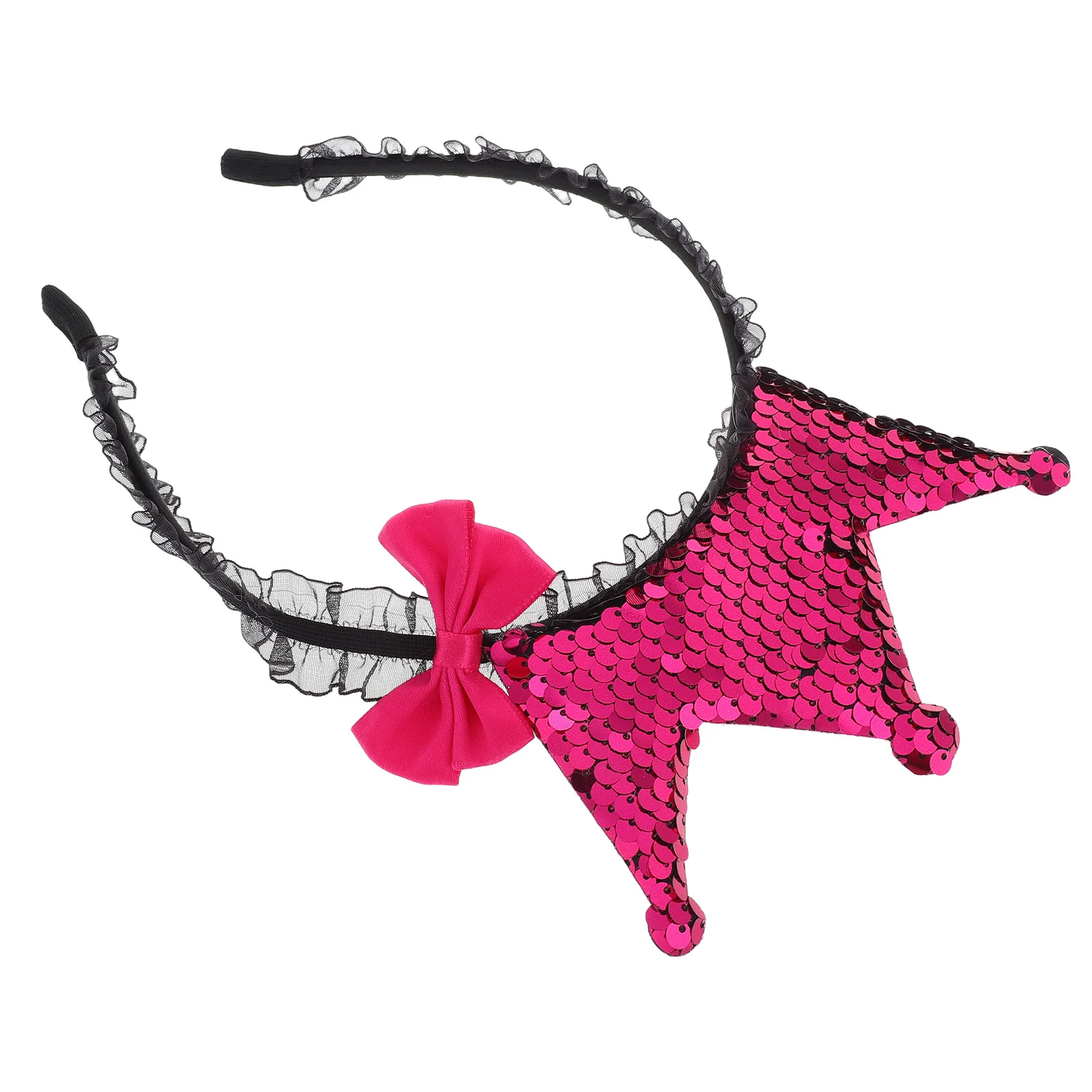 أنيقة عقال على شكل تاج Bowknot الدانتيل الأميرة تصميم مريح حفل زفاف الأحداث الخاصة إكسسوارات الشعر #1