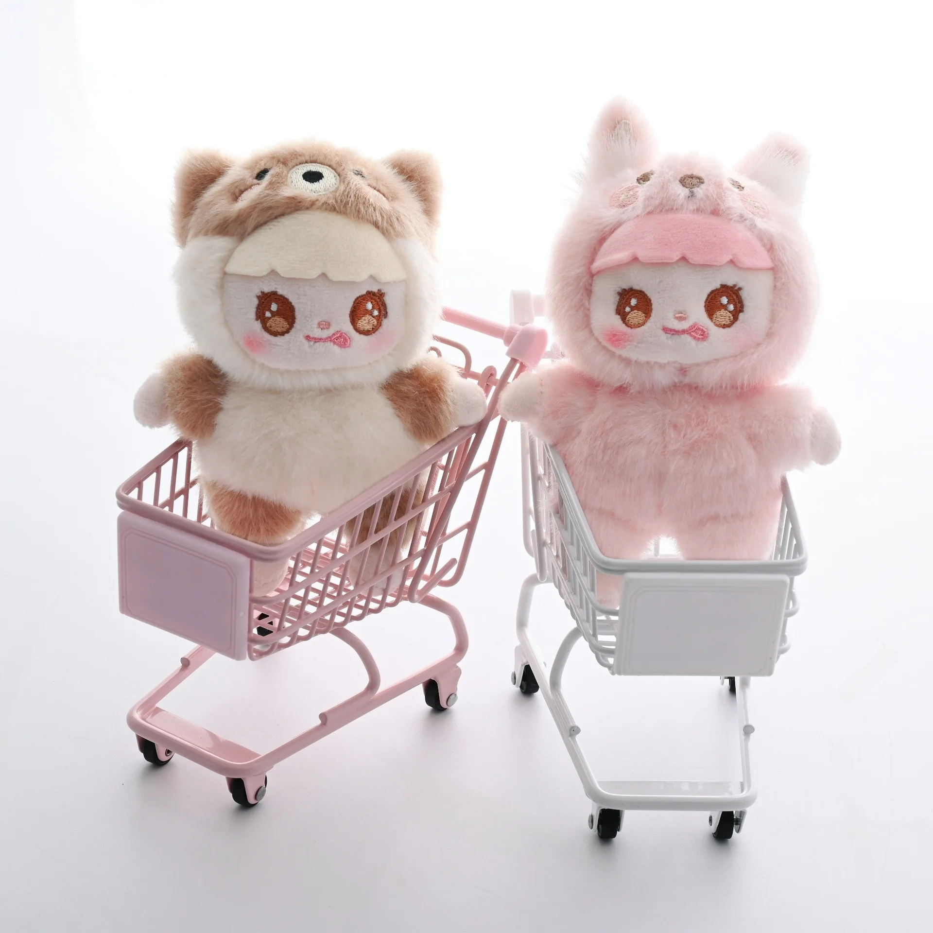 Cartoon Trendy Cuddly Plush Toys for Kids - Cross-Border Pop Culture Stuffed Animal Keychain Accessories