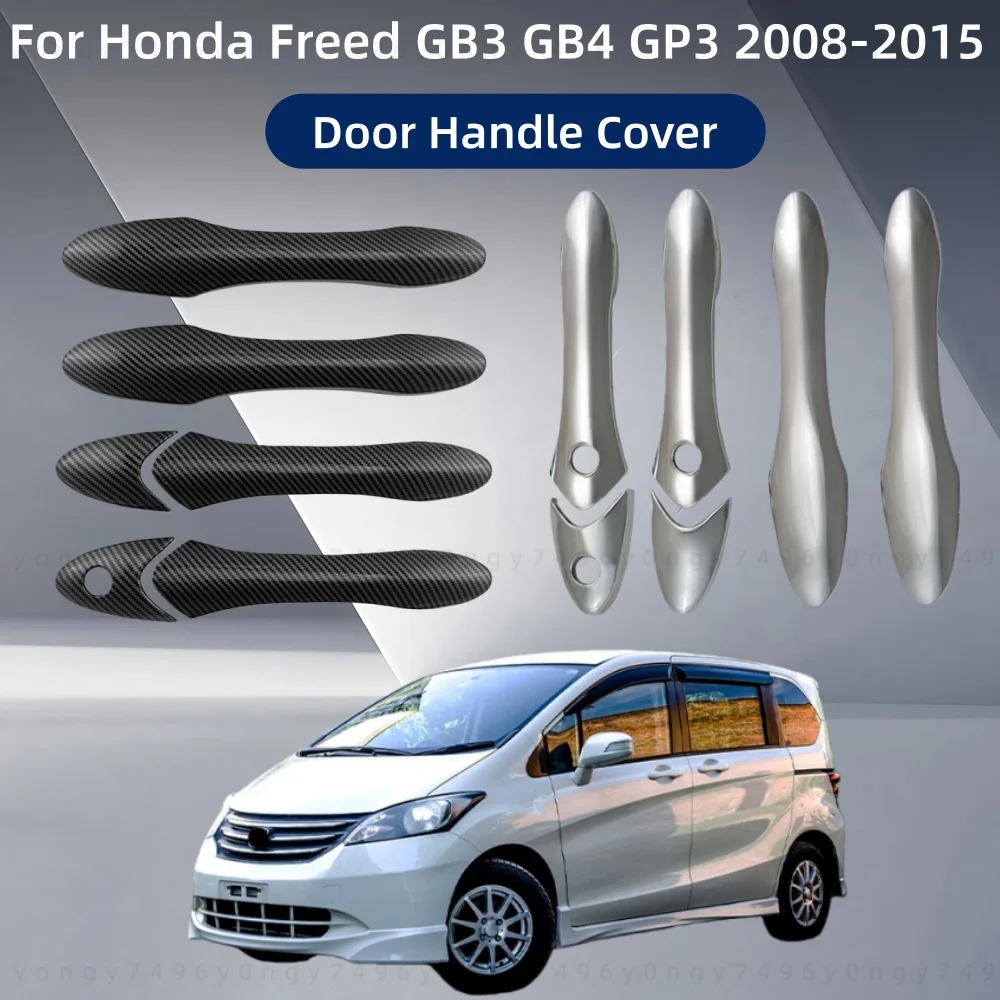 

Car Decoration Stickers For Honda Freed GB3 GB4 GP3 2008 2009 2010 2011 2012-2015 Styling Door Handle Cover Trim Accessories