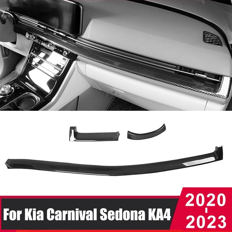 

For Kia Carnival Sedona KA4 2020 2021 2022 2023 Car Dashboard Decoration Cover Interior Central Control Trim Styling Accessories