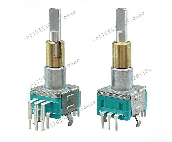 EC11T Dual-axis Rotary Encoder with Push Switch 15-pulse 30-bit Duplex Replacement EC11EBB24C03