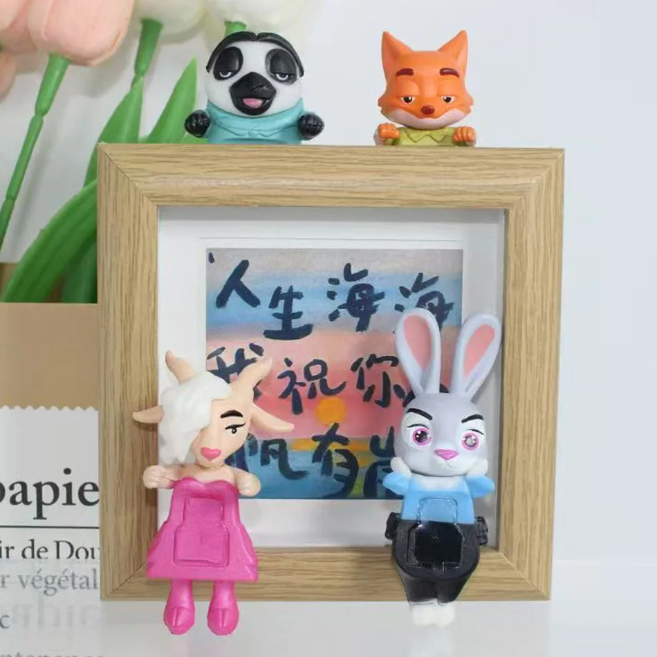 Neue 12 stücke Verrückte Tier Stadt Nick Wilde Judy Hopps Blind Box Spielzeug Anime Figur Neue Desktop Dekorationen kinder geschenke