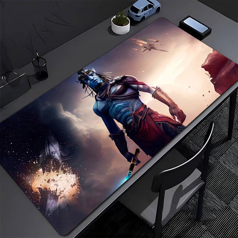 Mouse Pad Large PC Computer Locking Edge Gamer Kawaii Gaming Accessories A-Avatars Mousepad Keyboard Desk Mat Carpet Table Pad