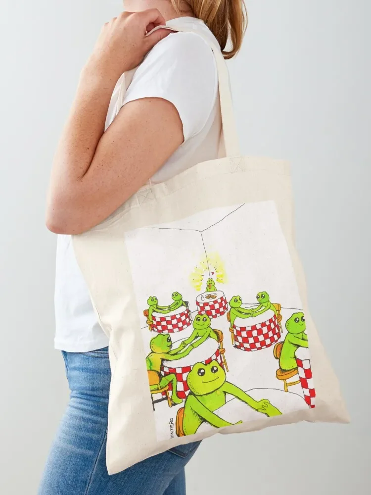 Pizza Date Tote Bag Big bag custom tote bag Handbags