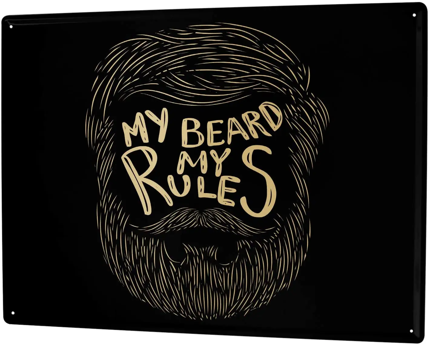 С 2004 года оловянный щит Ретро моя борода мои правила