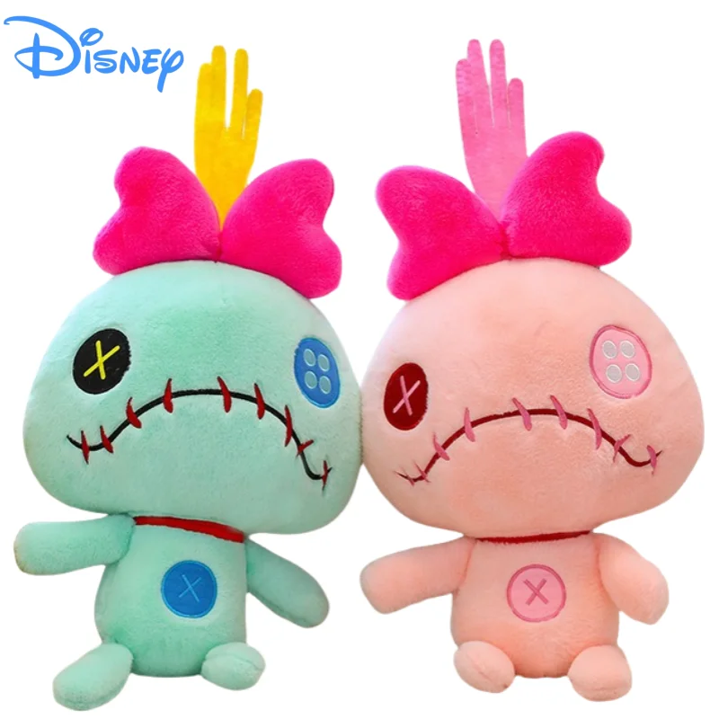 

Disney Stitch Scrump Doll Plush Filled Pillow Children's Comfort Companion Bed Toys Sofa Decoration Plush Toy Birthday Gift