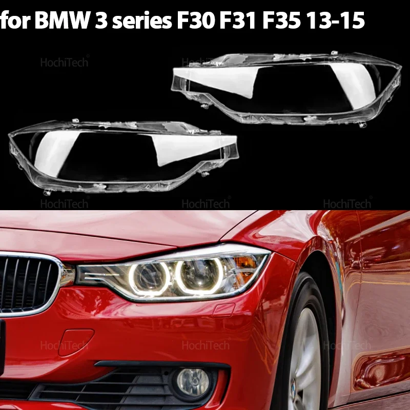 

Car Headlight Cover Lampshade Waterproof Bright Shell Cover Lamp Clear Lens Cover for BMW 3 Series F30 F31 F35 2013 2014 2015