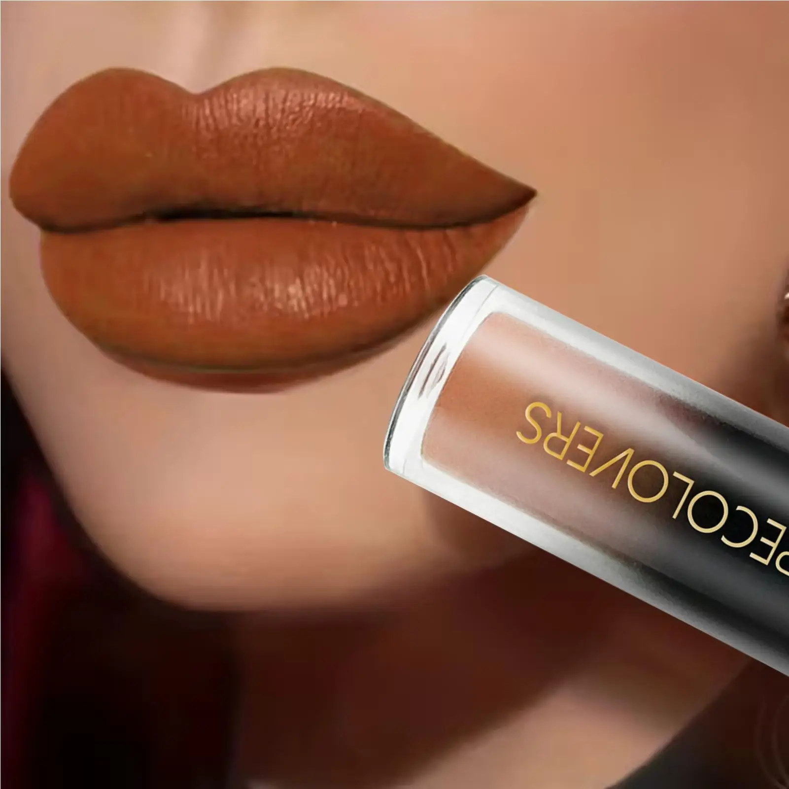 طلاء شفاه غير لامع طويل الأمد، أحمر شفاه سائل عالي التصبغ، ملمع شفاه، هدية عيد الحب